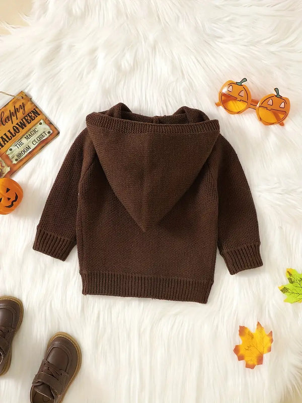 Halloween Baby Knitted Sweater Coat