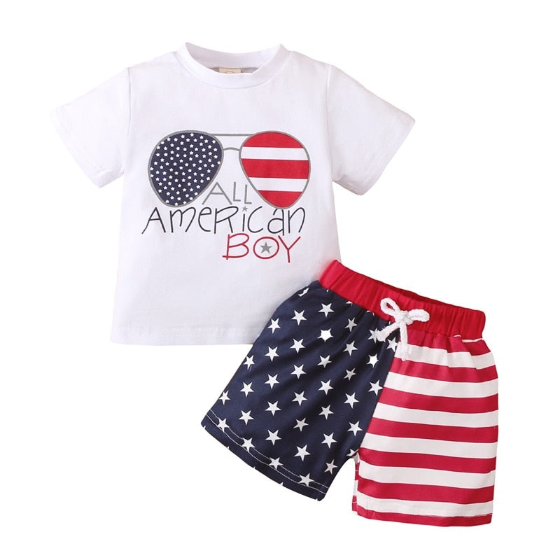  Cute 4th Of July Baby Boy Outfit Set