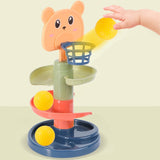Montessori Roll ball tower puzzle Education Toy for Baby Fun
