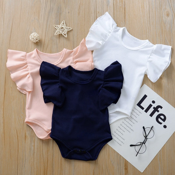 Baby Girl Sleeveless Romper 